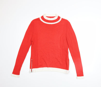 Womens UK Size 12 Marks and Spencer Red Pullover Jumper