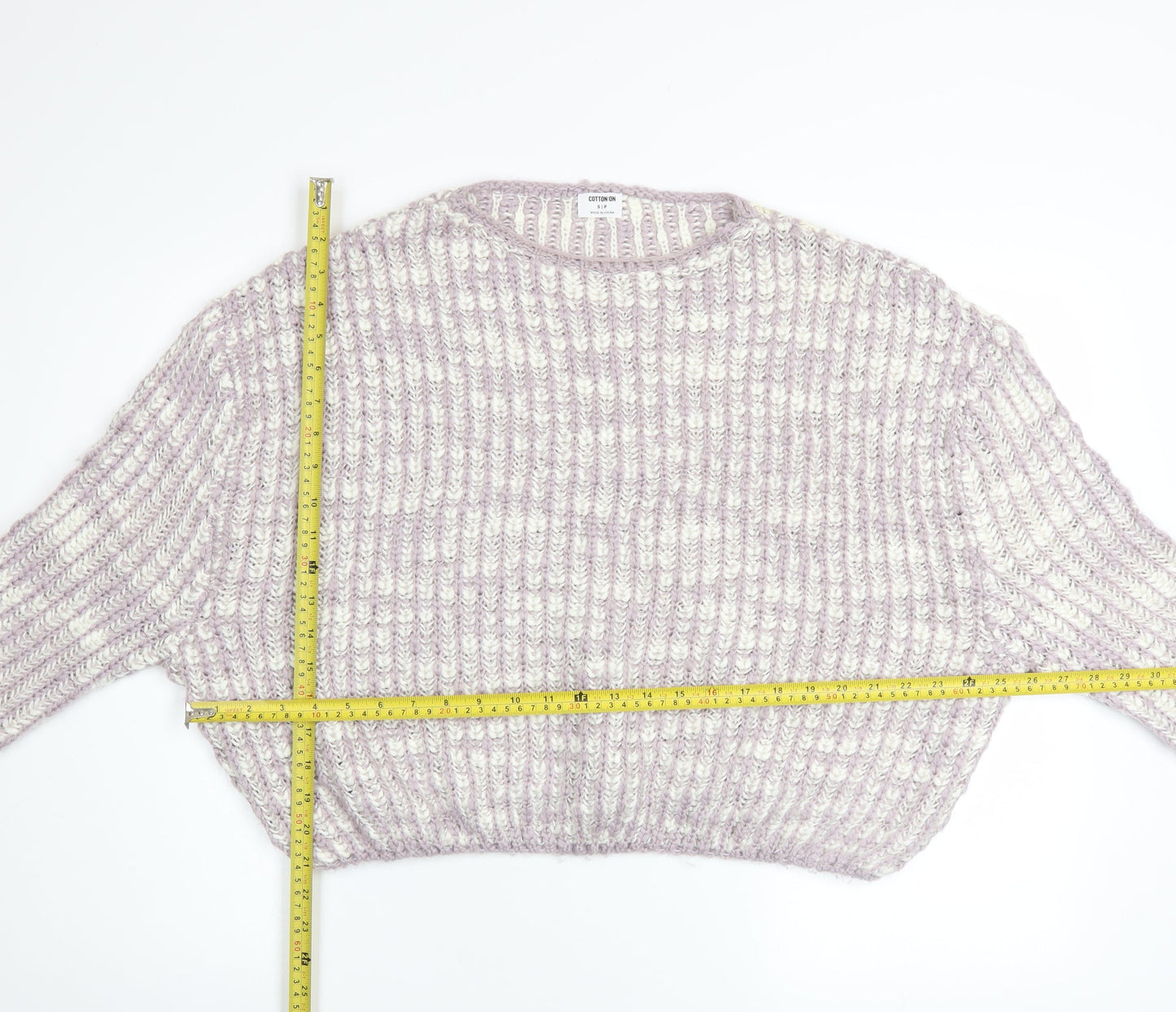 Womens UK Size S Cotton On Multicoloured Pullover Jumper
