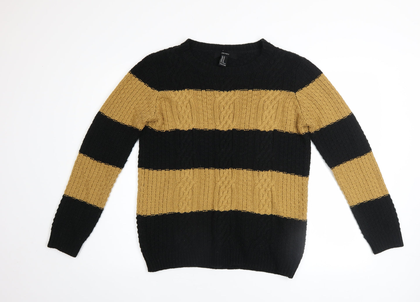 Womens UK Size M FOREVER 21 Multicoloured Pullover Jumper
