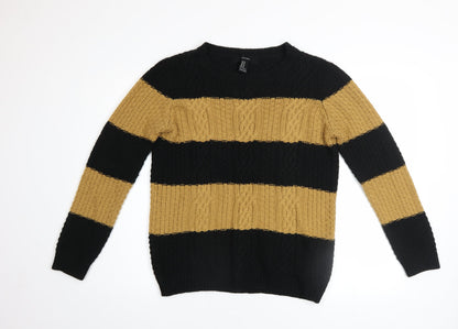Womens UK Size M FOREVER 21 Multicoloured Pullover Jumper