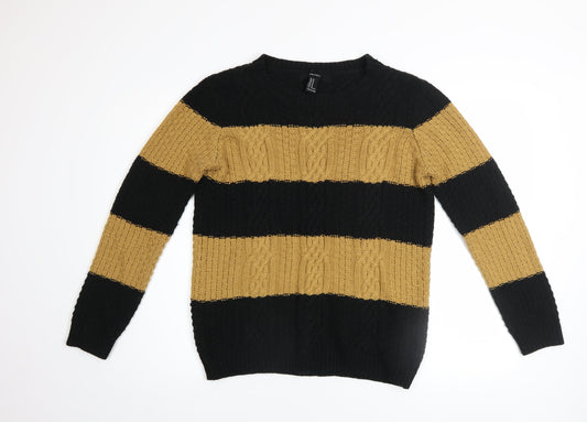 Womens UK Size M FOREVER 21 Multicoloured Pullover Jumper