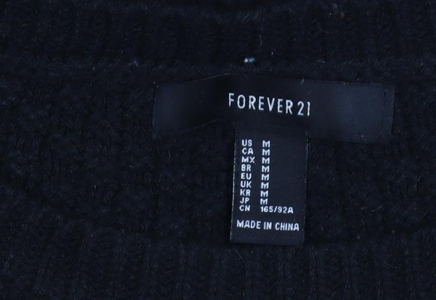 Womens UK Size M FOREVER 21 Multicoloured Pullover Jumper
