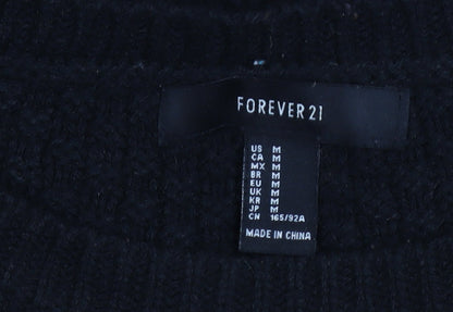 Womens UK Size M FOREVER 21 Multicoloured Pullover Jumper