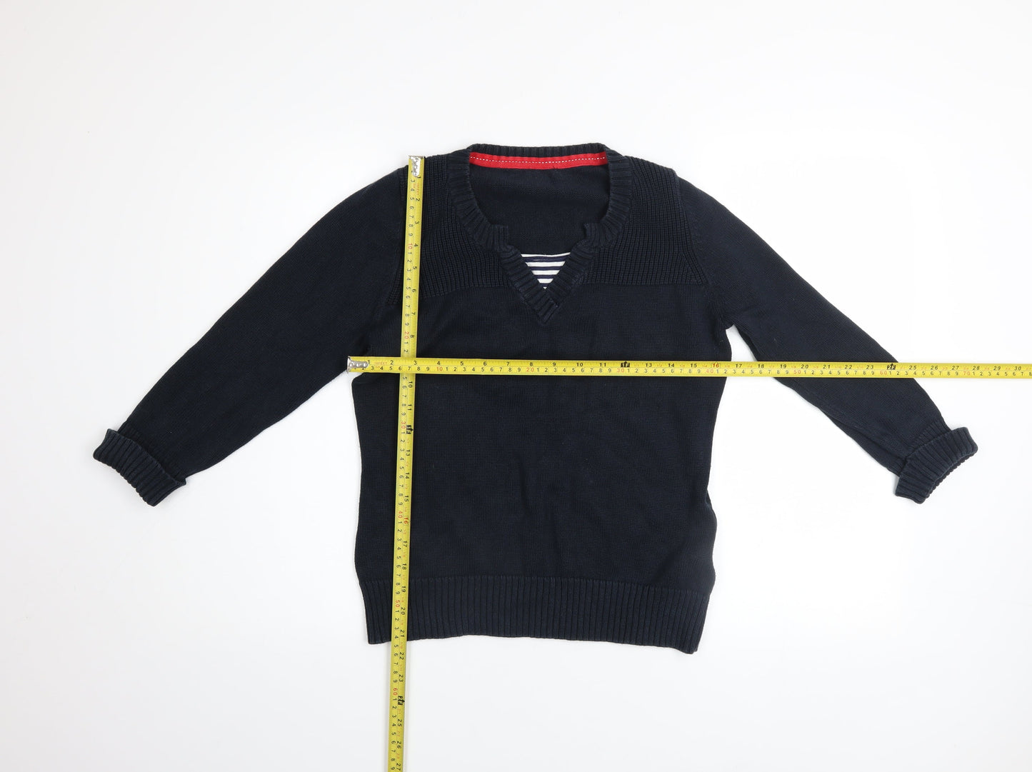 Womens UK Size 14 Marks and Spencer Blue Pullover Jumper
