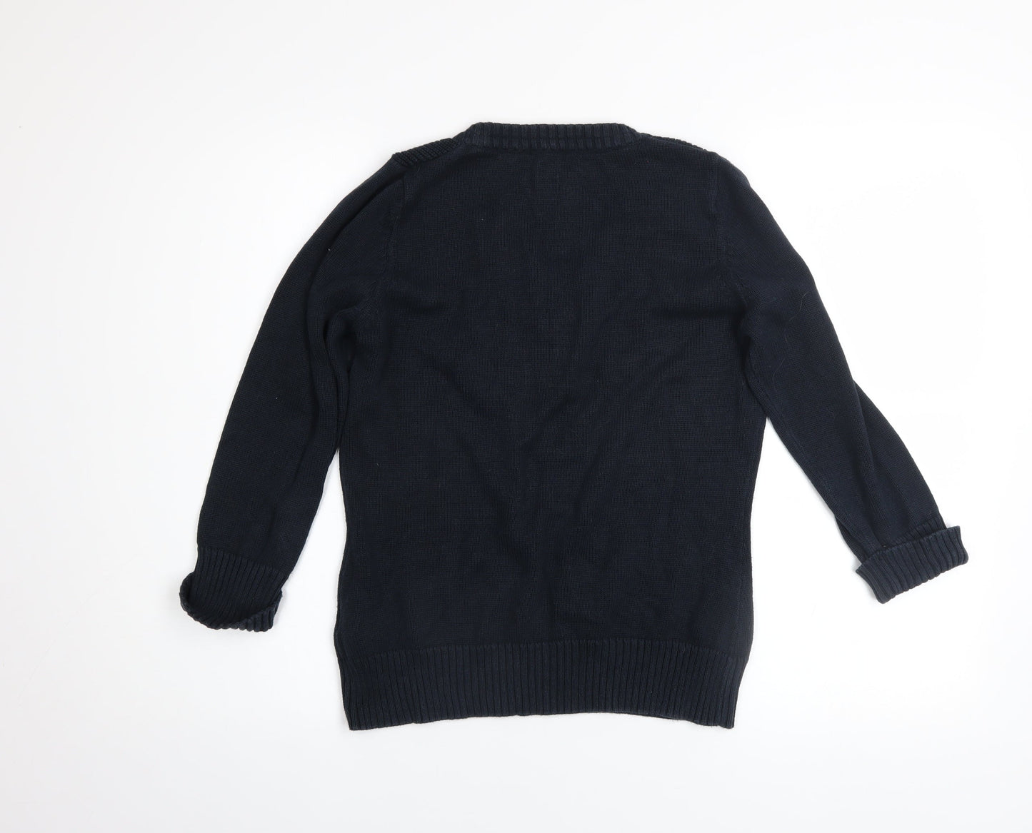 Womens UK Size 14 Marks and Spencer Blue Pullover Jumper