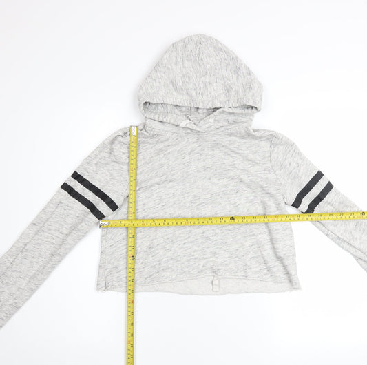 Womens UK Size S Hollister Grey Pullover Hoodie