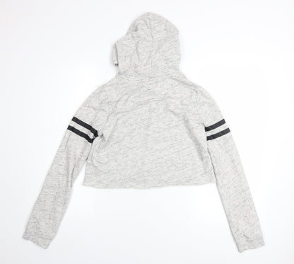 Womens UK Size S Hollister Grey Pullover Hoodie