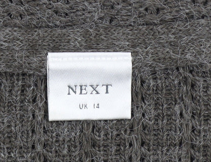 Womens UK Size 14 NEXT Grey Pullover Jumper