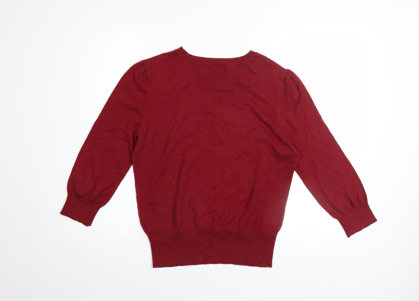 Womens UK Size 12 Oasis Red Pullover Jumper