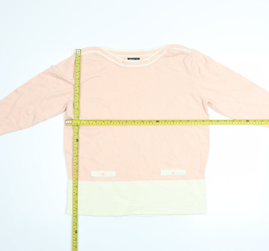 Womens UK Size 18 Roman Pink Pullover Jumper