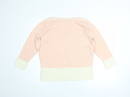 Womens UK Size 18 Roman Pink Pullover Jumper