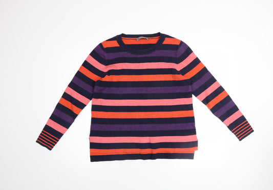 Womens UK Size M Oasis Multicoloured Pullover Jumper