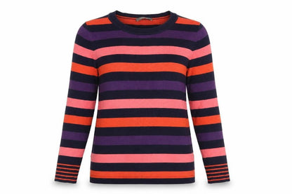 Womens UK Size M Oasis Multicoloured Pullover Jumper