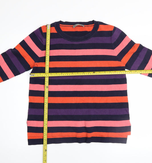 Womens UK Size M Oasis Multicoloured Pullover Jumper