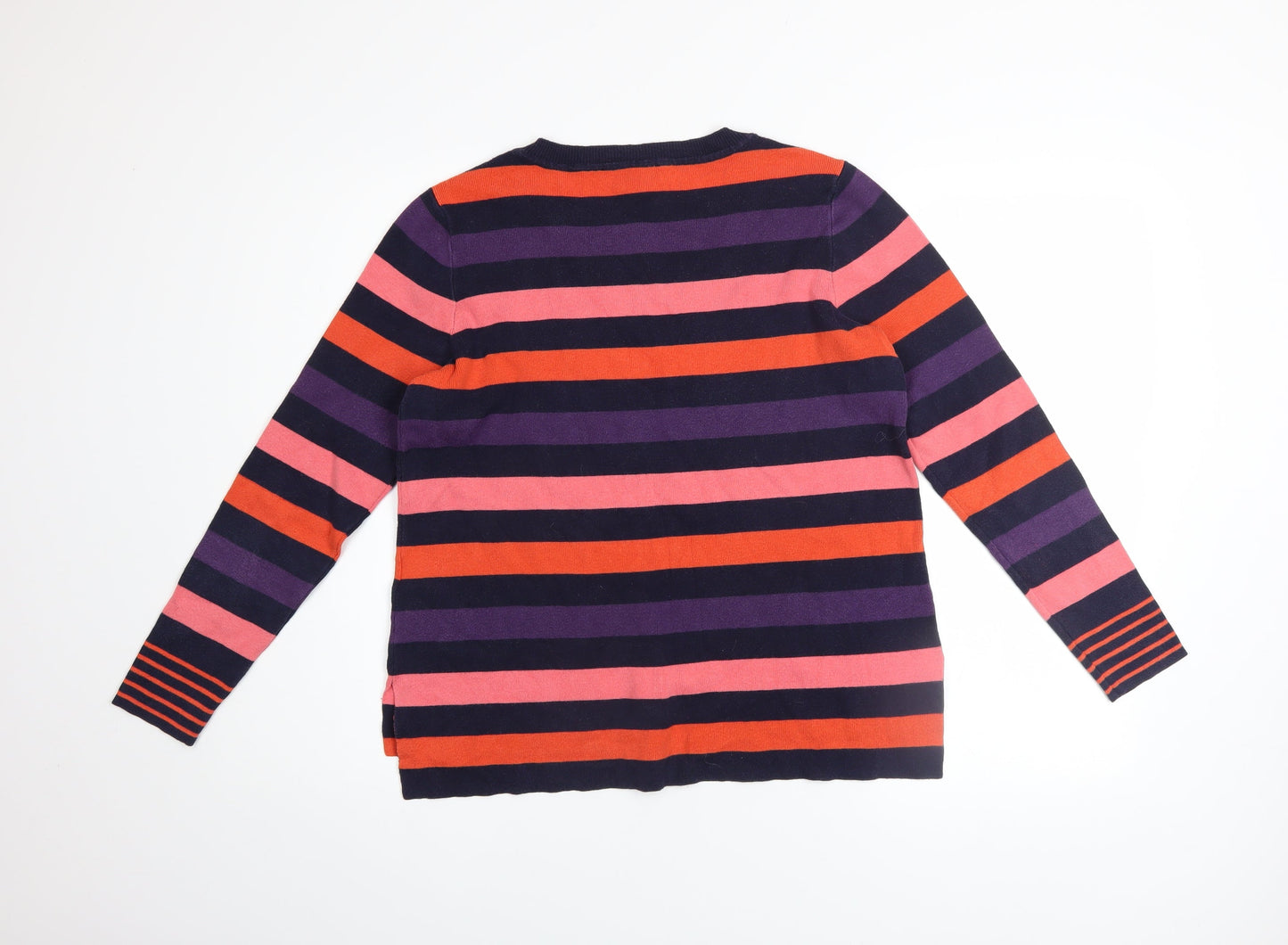 Womens UK Size M Oasis Multicoloured Pullover Jumper