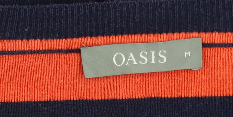 Womens UK Size M Oasis Multicoloured Pullover Jumper