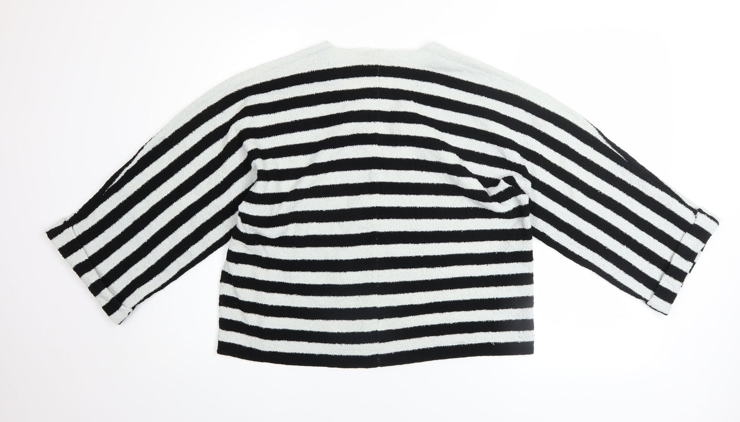 Womens UK Size 8 Zara Black Pullover Jumper