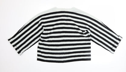 Womens UK Size 8 Zara Black Pullover Jumper