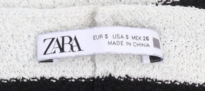 Womens UK Size 8 Zara Black Pullover Jumper