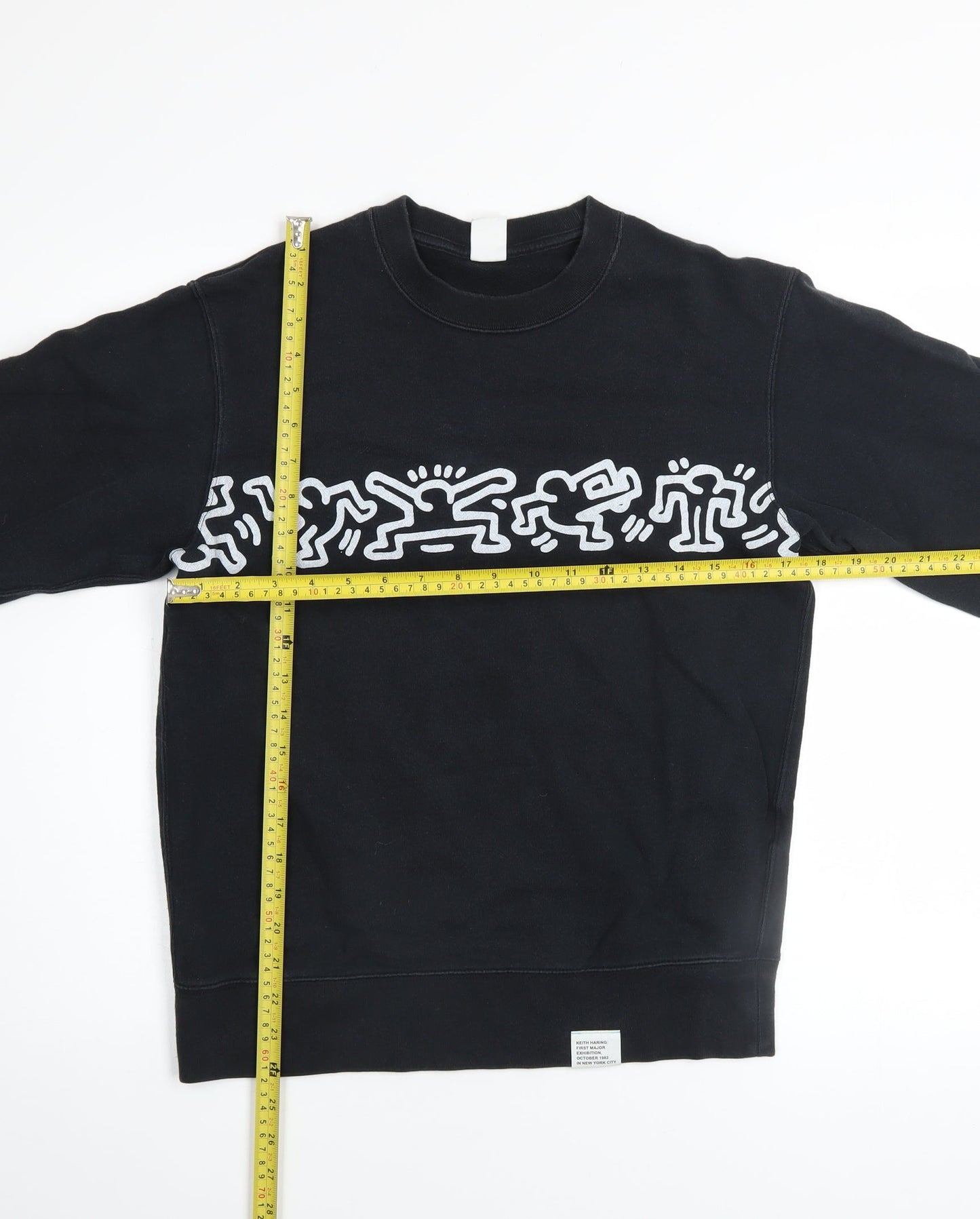 Mens UK Size S Uniqlo Black Pullover Sweatshirt