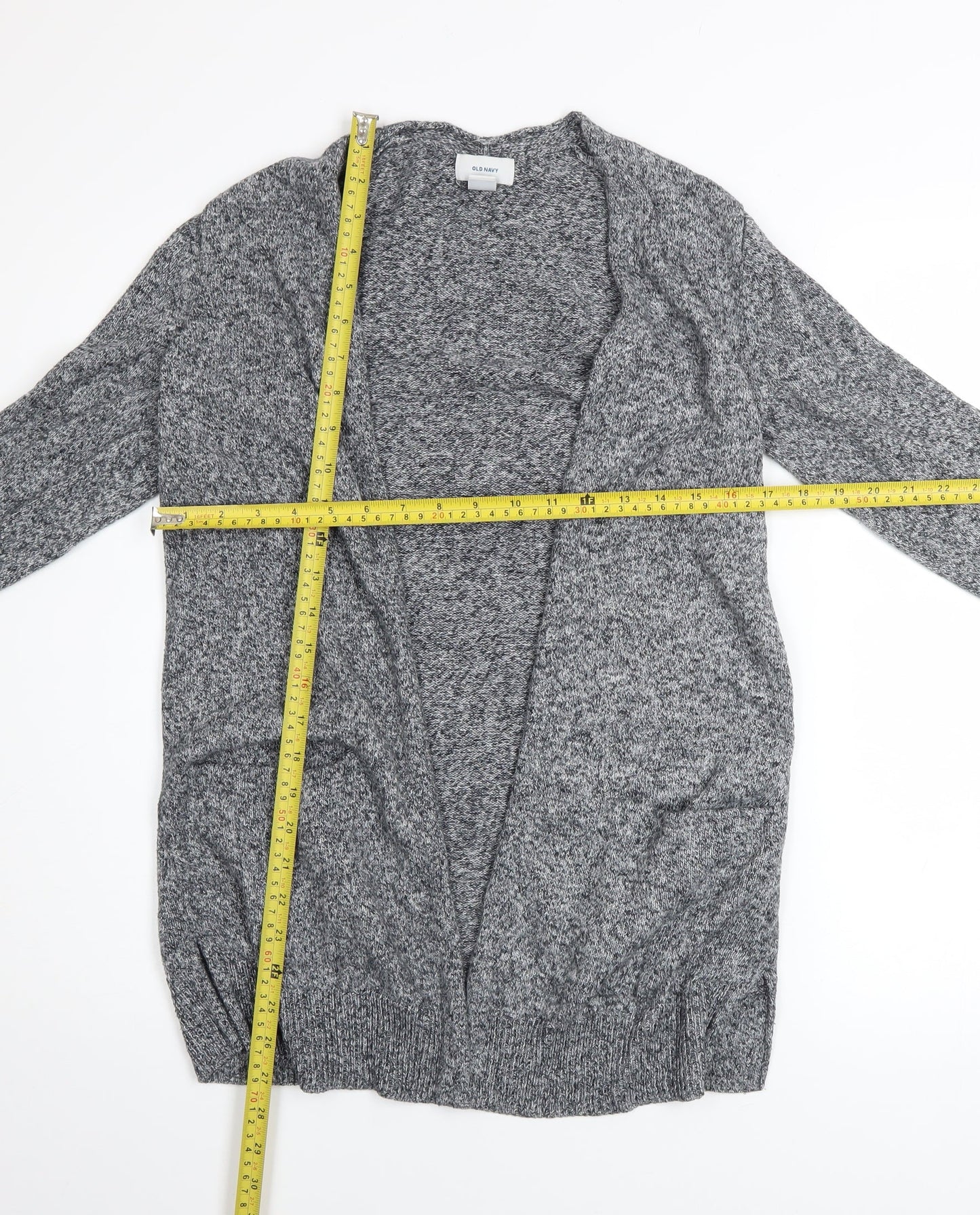 Womens UK Size XS Old Navy Grey Cardigan Jumper