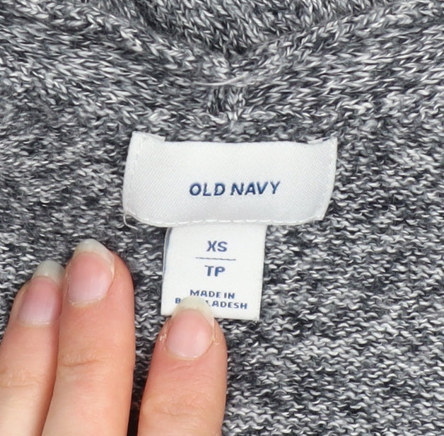 Womens UK Size XS Old Navy Grey Cardigan Jumper