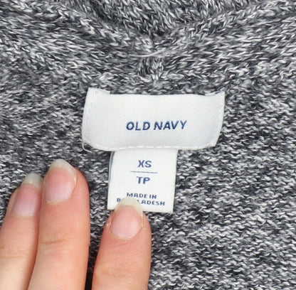 Womens UK Size XS Old Navy Grey Cardigan Jumper