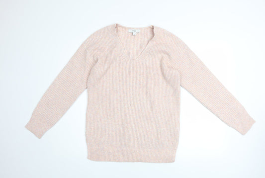 Womens UK Size S Marks and Spencer Beige Pullover Jumper
