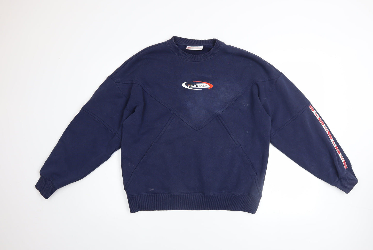 Mens UK Size XS FILA Blue Pullover Sweatshirt