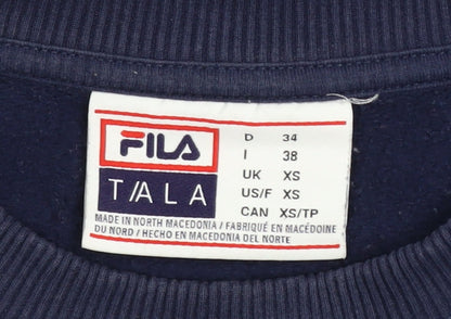 Mens UK Size XS FILA Blue Pullover Sweatshirt