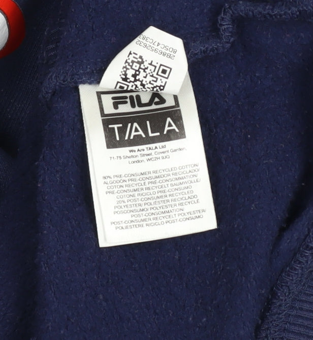 Mens UK Size XS FILA Blue Pullover Sweatshirt