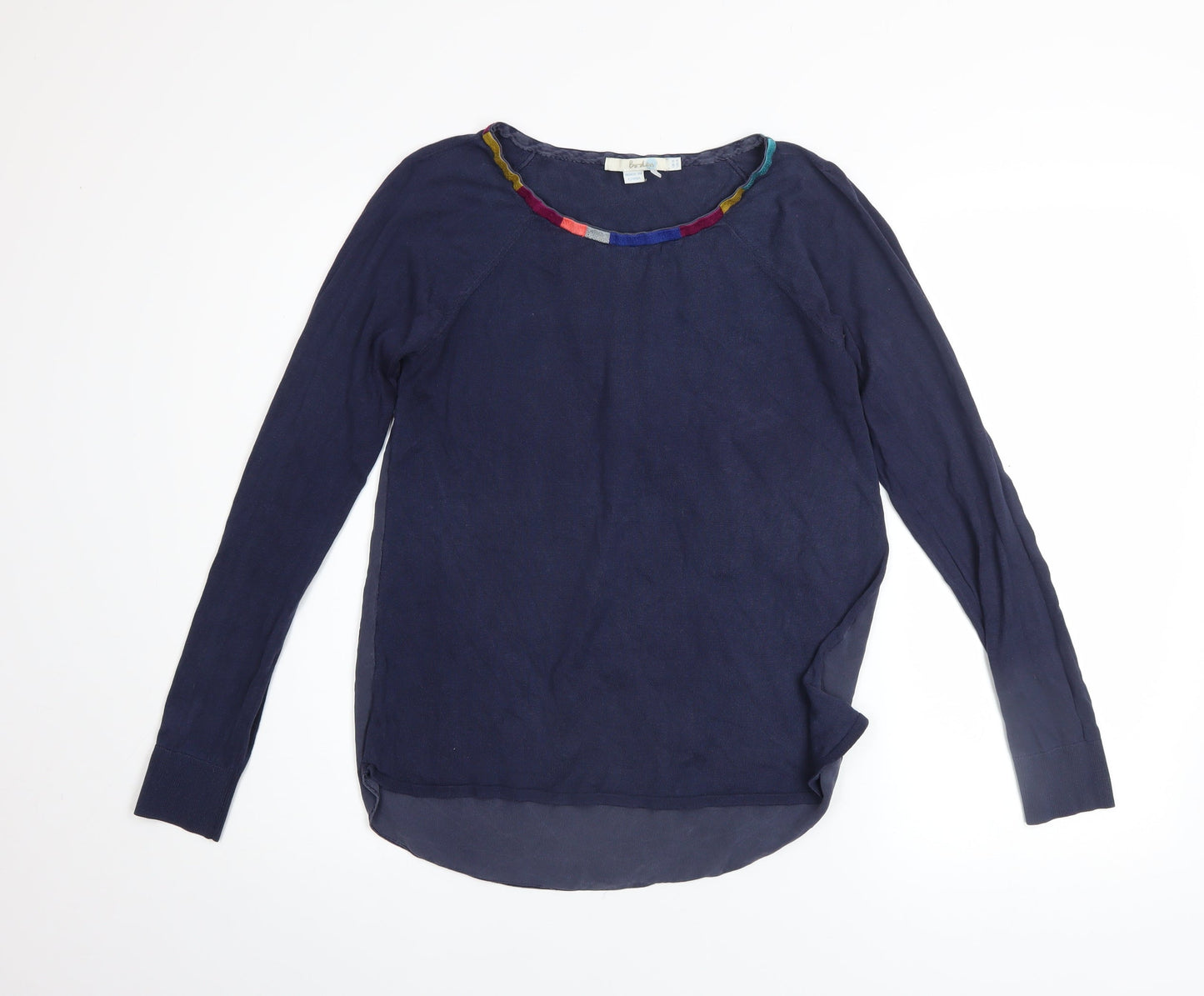 Womens UK Size 8 Boden Blue Pullover Jumper