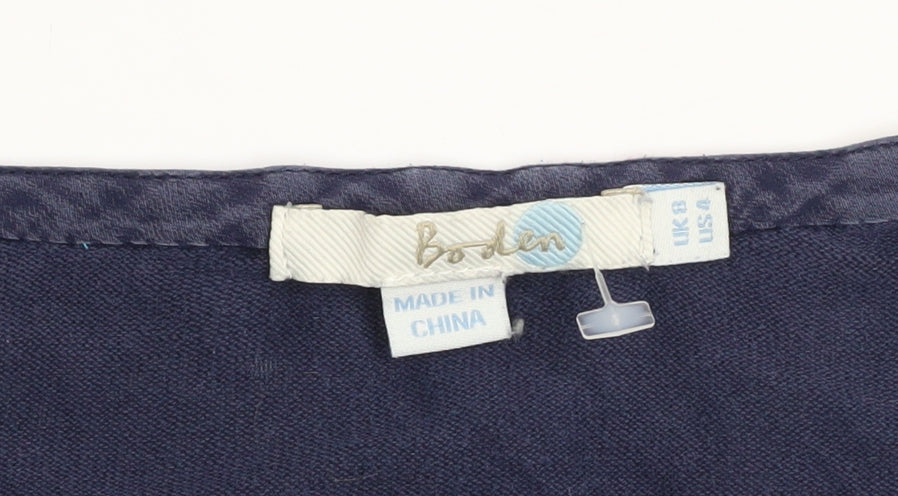 Womens UK Size 8 Boden Blue Pullover Jumper