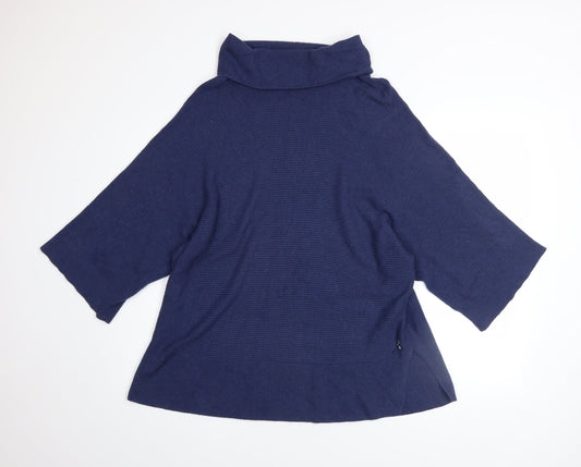 Womens UK Size 14 Joules Blue Pullover Jumper