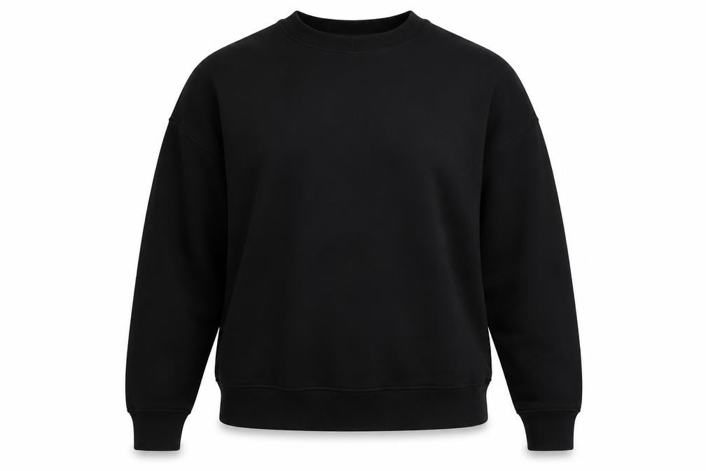 Womens UK Size 12 Pull&Bear Black Pullover Sweatshirt