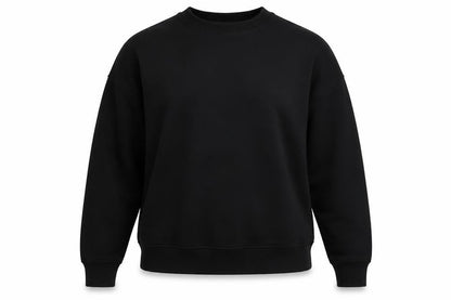 Womens UK Size 12 Pull&Bear Black Pullover Sweatshirt