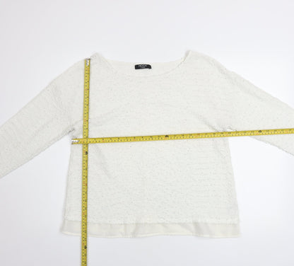 Womens UK Size 16 George Ivory Pullover Jumper