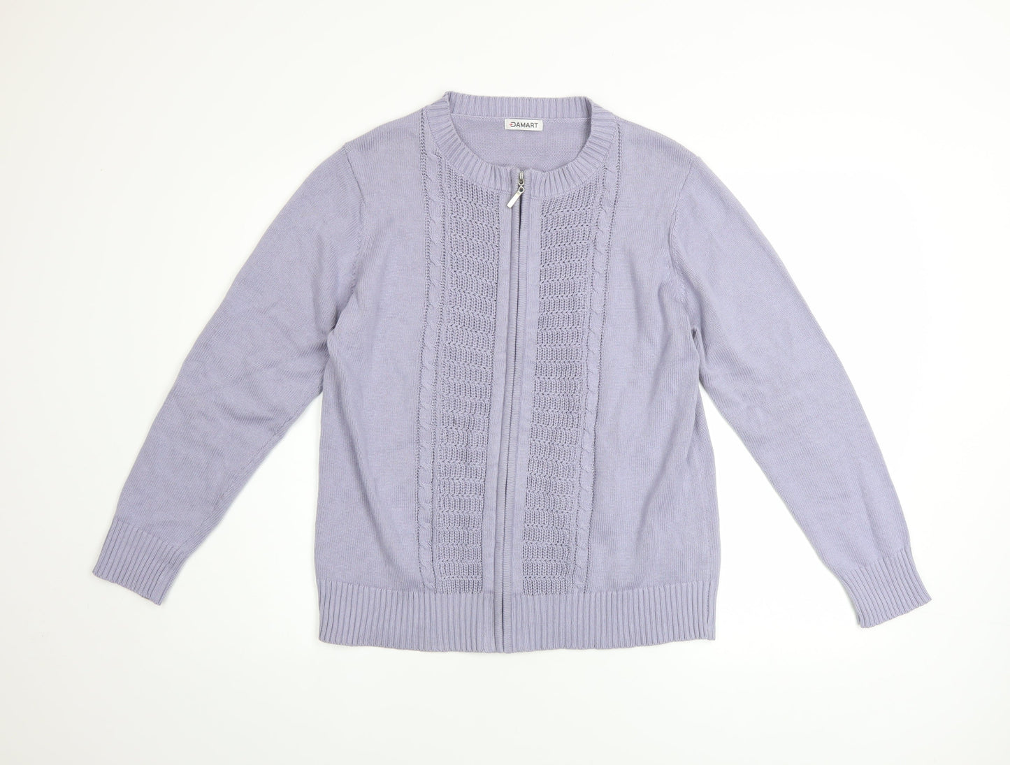 Womens UK Size 14/16 Damart Blue Basic Jacket