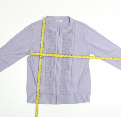 Womens UK Size 14/16 Damart Blue Basic Jacket