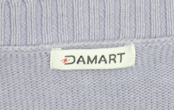 Womens UK Size 14/16 Damart Blue Basic Jacket