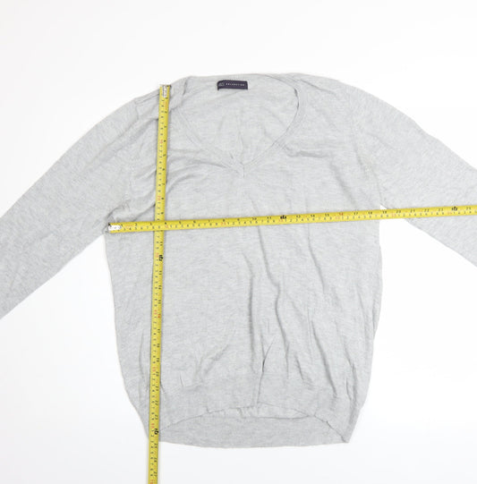 Womens UK Size 14 Marks and Spencer Grey Pullover Jumper