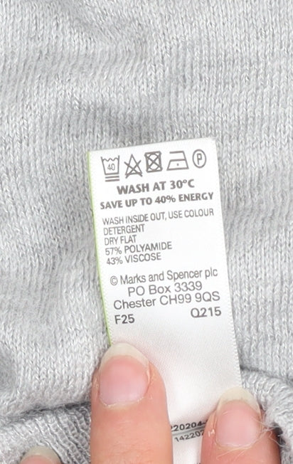 Womens UK Size 14 Marks and Spencer Grey Pullover Jumper