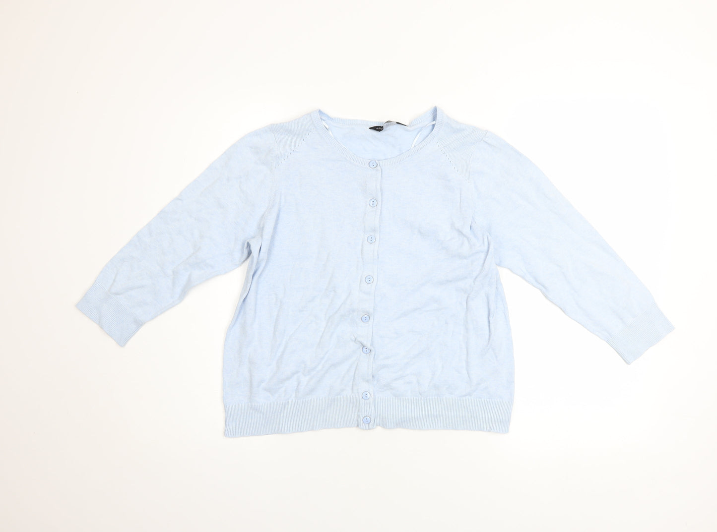 Womens UK Size 16 Dorothy Perkins Blue Cardigan Jumper