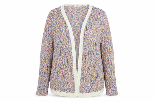 Womens UK Size 18 Cotton Traders Multicoloured Cardigan Jumper