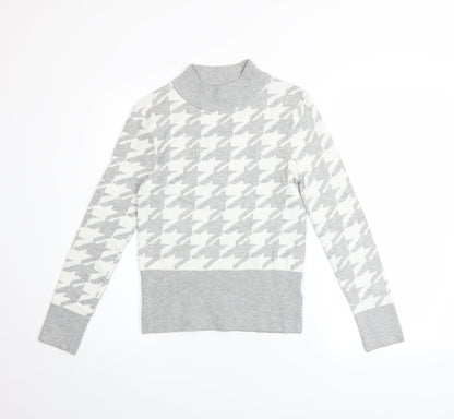 Womens UK Size 10 Marks and Spencer Grey Pullover Jumper