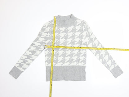 Womens UK Size 10 Marks and Spencer Grey Pullover Jumper