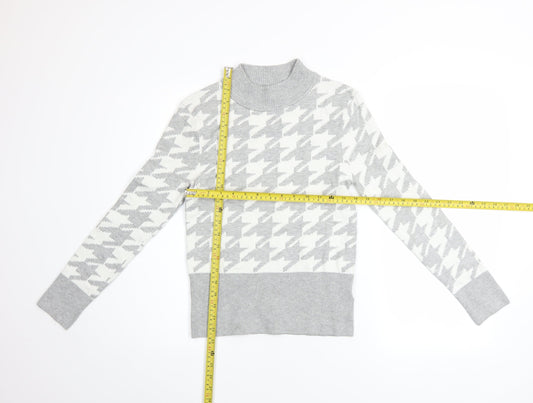 Womens UK Size 10 Marks and Spencer Grey Pullover Jumper