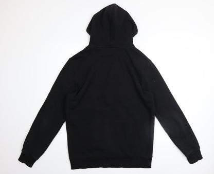 Mens UK Size M Closure London Black Pullover Hoodie