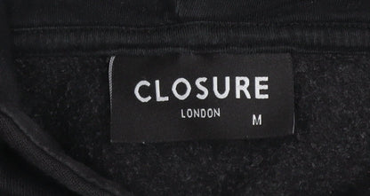 Mens UK Size M Closure London Black Pullover Hoodie