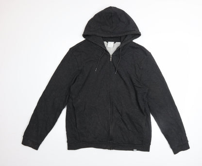 Mens UK Size S PUMA Black Full Zip Hoodie